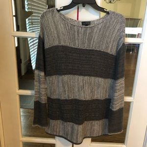 Limited gray striped sweater size S